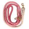 Woofs & Co - Dog Rope Leash: Ombre Blush Pink