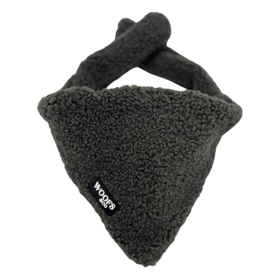 Teddy Bandana - Charcoal Grey