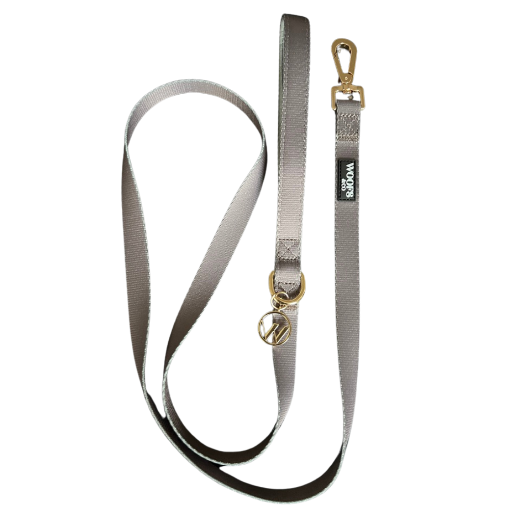 Woofs & Co - Ash Dog Leash with Charm