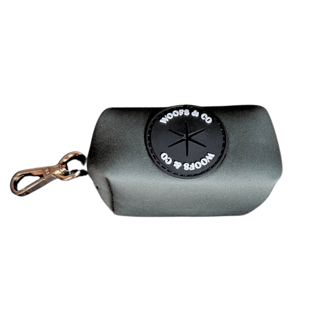 Woofs & Co - Poop Bag Holder Khaki Green