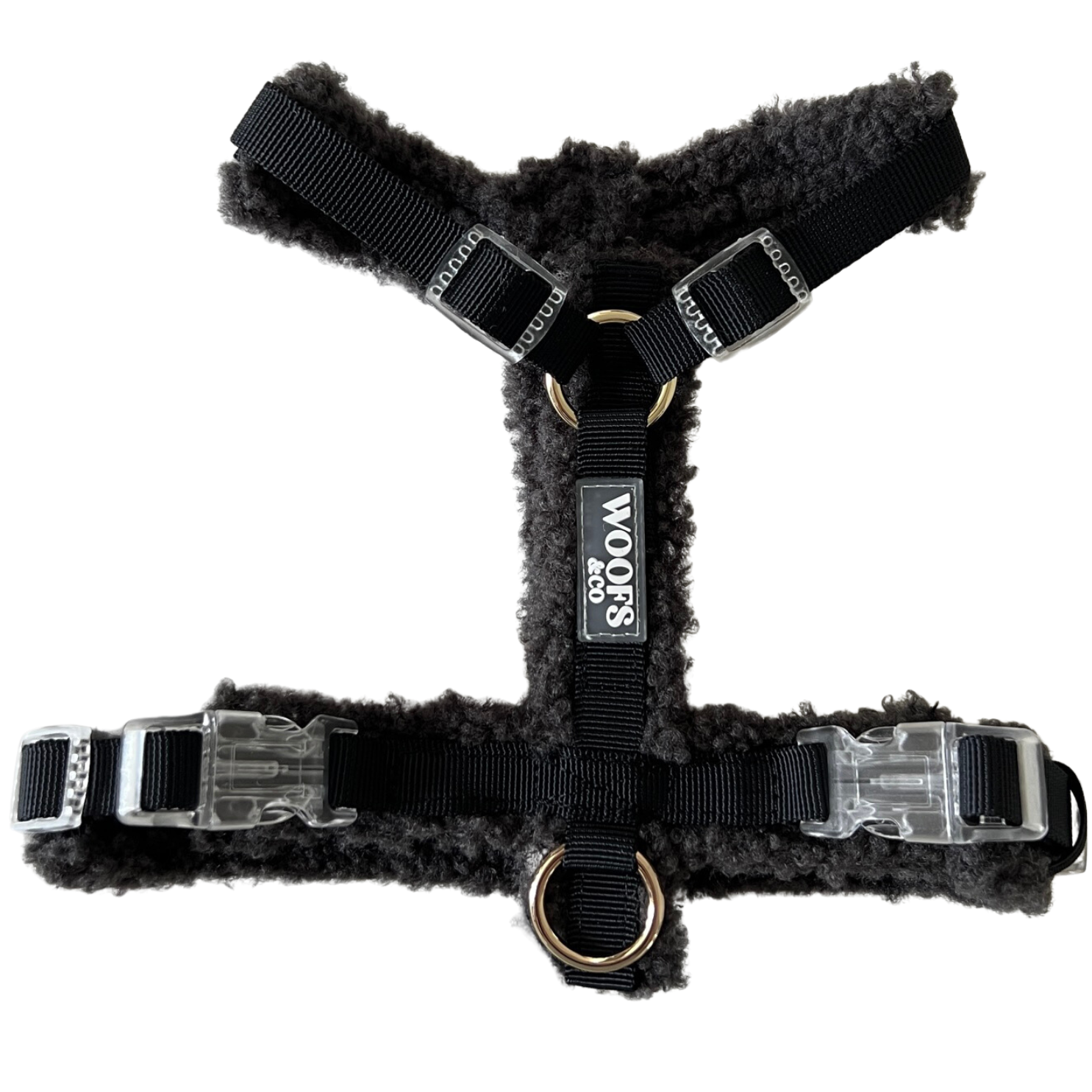 Charcoal Grey Teddy Harness
