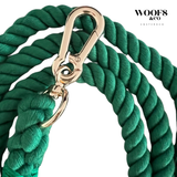 Hands-Free Rope Leash - Green