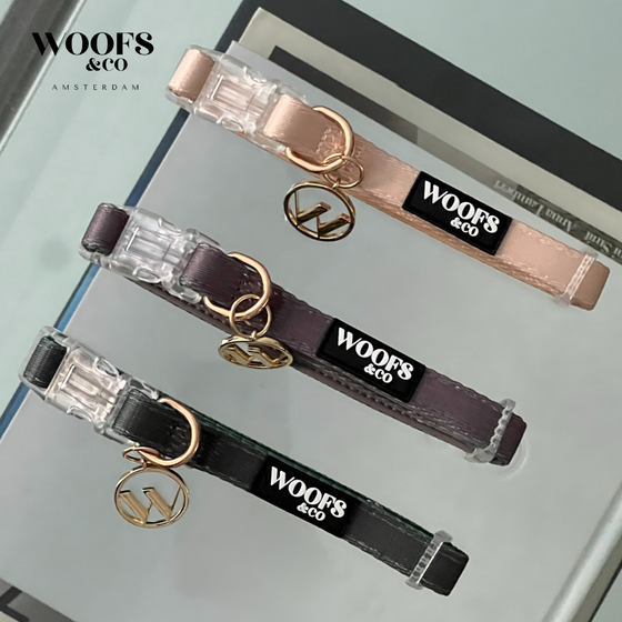 Woofs & Co Dog Collar with Brand Charm