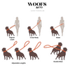 Hands free rope leash van. Woofs & Co.