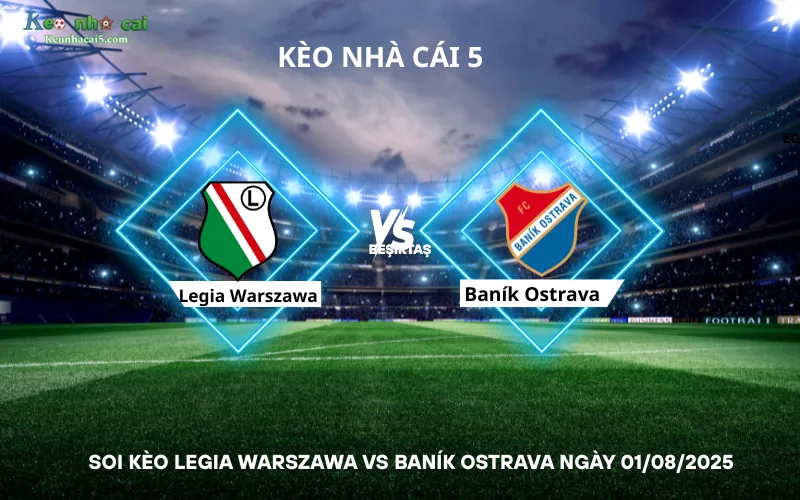 Soi kèo Legia Warszawa vs Baník Ostrava