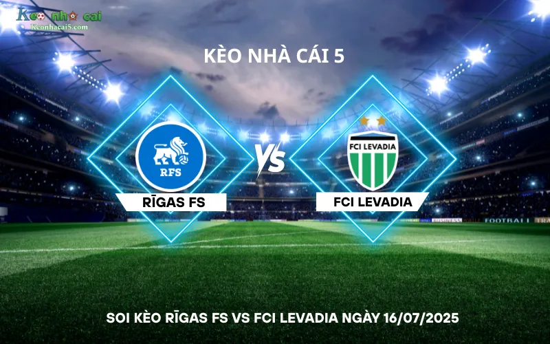 Soi kèo Rīgas FS vs FCI Levadia