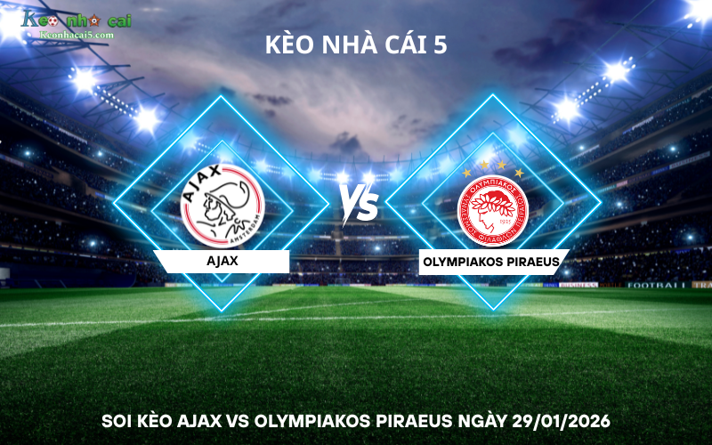 Soi kèo Ajax vs Olympiakos Piraeus